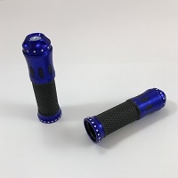Rubber + blue anodized aluminum, machined tip