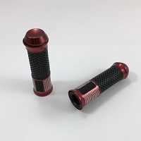 Rubber + red anodized aluminum, soft tip
